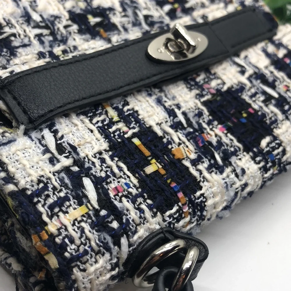 Madden NYC Boxy Top Handle Boucle Bag